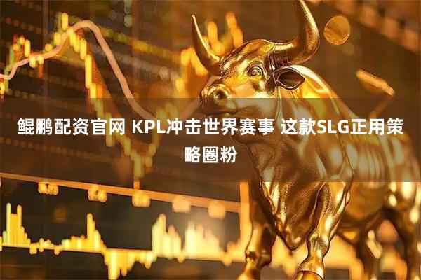 鲲鹏配资官网 KPL冲击世界赛事 这款SLG正用策略圈粉